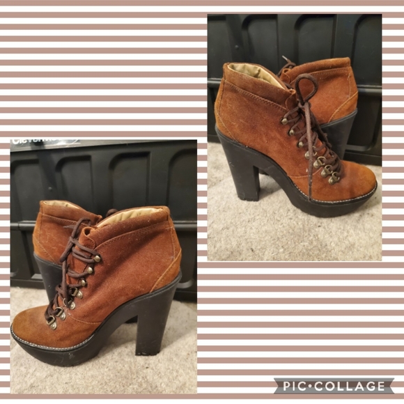 Polo by Ralph Lauren Helene High Heel Hiking Boots - Picture 2 of 7